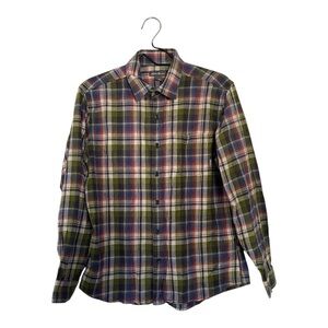 Eddie Bauer Multicolor Plaid Casual Shirt Men’s Size Medium Button Down Top